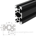 Black European Standard 2040 Industrial Aluminum Profile